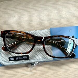 🆕 FOSTER GRANT MULTI FOCUS +1.50 CONAN TORTOISE FRAME READING GLASSES NEW